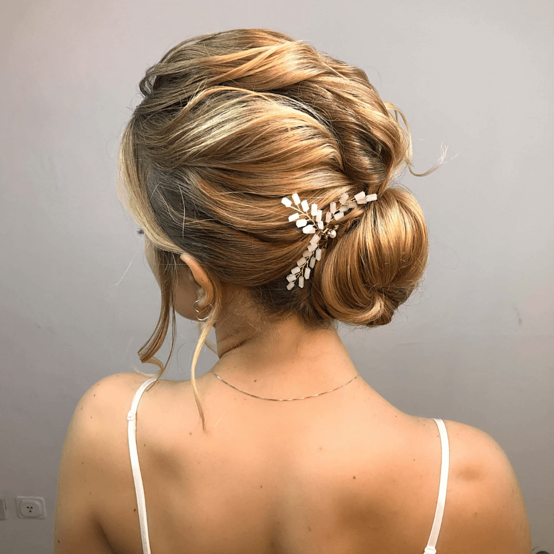 Home trucco acconciature matrimonio acconciatura sposa capelli medi