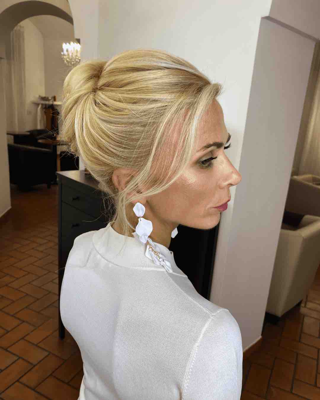 trucco acconciatura raccolto