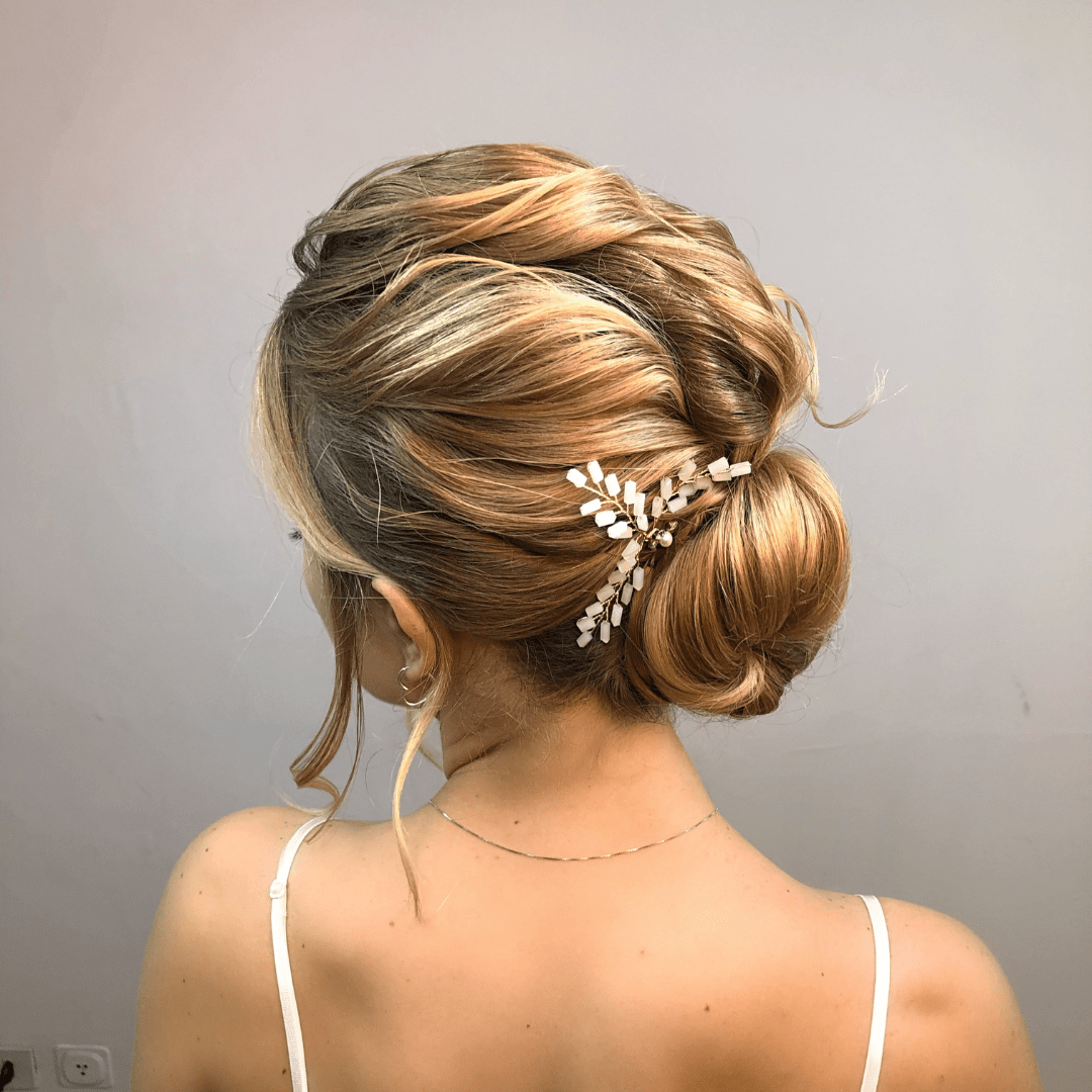 acconciatura-invitata-al-matrimonio acconciatura intrecciata